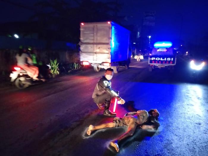 Wanita Pejalan Kaki Tewas Ditabrak Lari