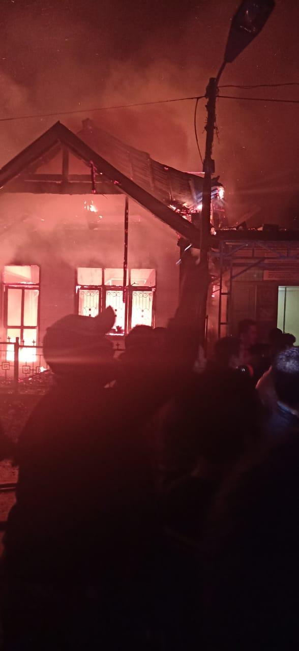 Belasan Rumah di Nias Ludes Terbakar
