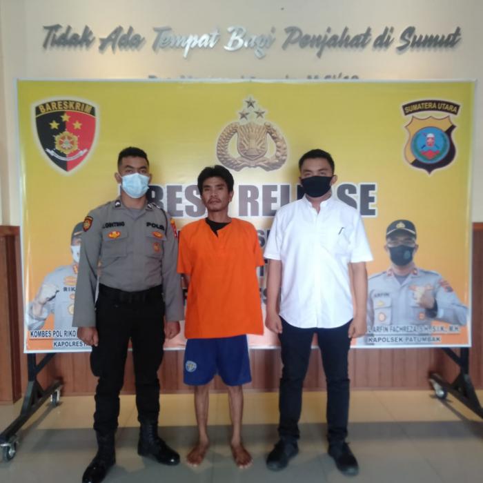 Polsek Patumbak Tangkap Hutasoit Gigit Wanita Selingkuhan 
