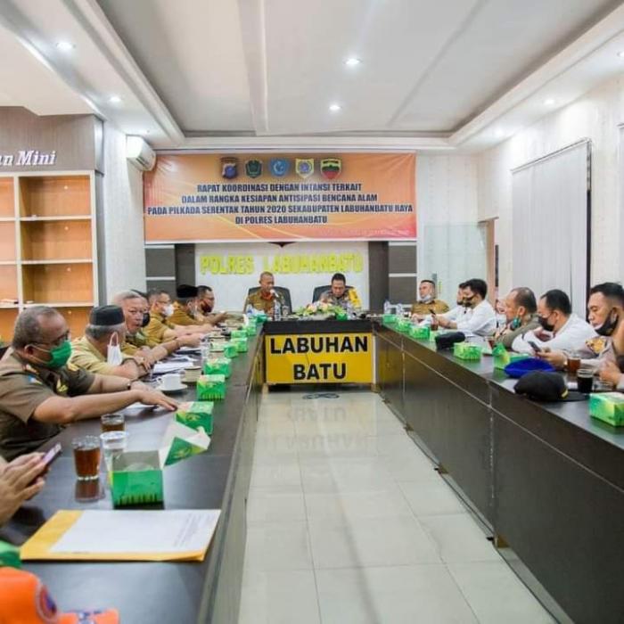 Forkopimda Labuhanbatu Raya Gelar Rapat Antisipasi Bencana Alam 