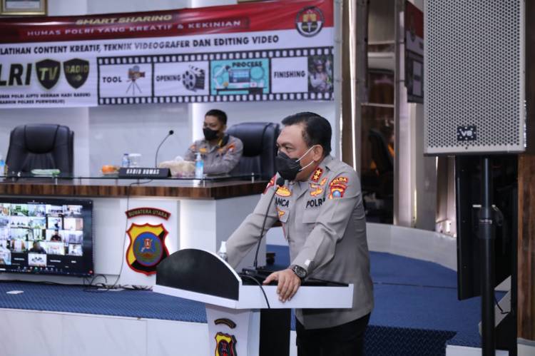 Kapoldasu Buka Smart Sharing Humas Polri