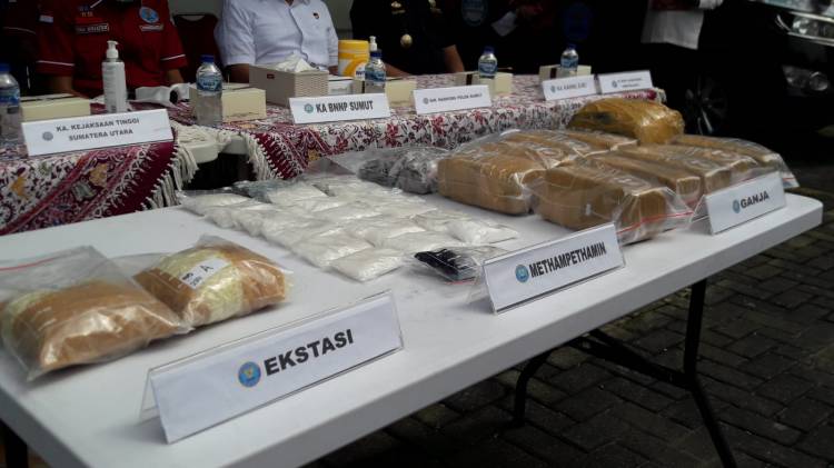 BNN Musnahkan Barang Bukti