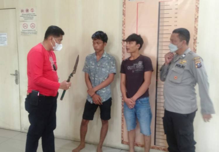 Polsek Patumbak Ringkus 2 Anggota Geng Motor