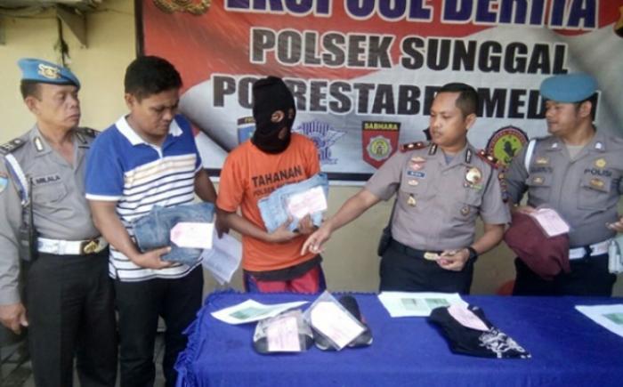 Spesialis Curanmor di Sunggal Ditembak