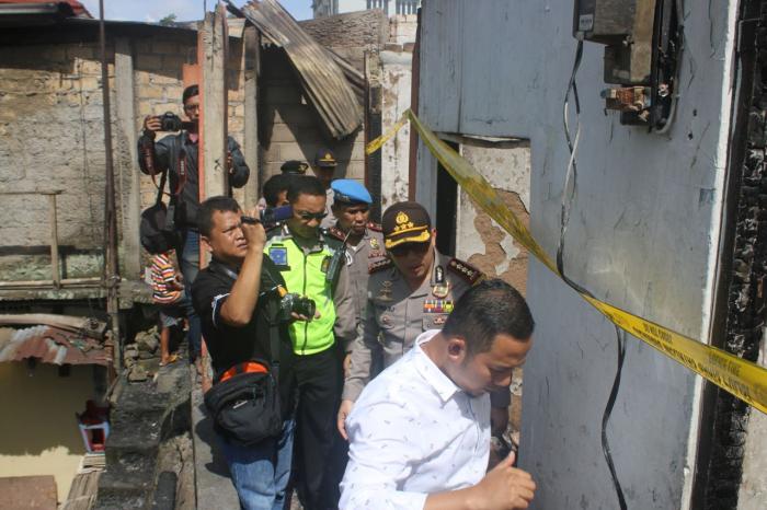 Kapolresta Bogor Kota Tinjau Lokasi Kebakaran