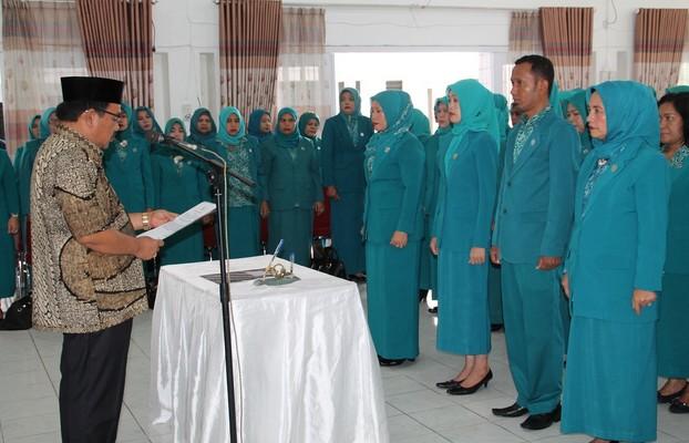 Bupati Labuhanbatu Lantik TP PKK Kecamatan se-Labuhanbatu