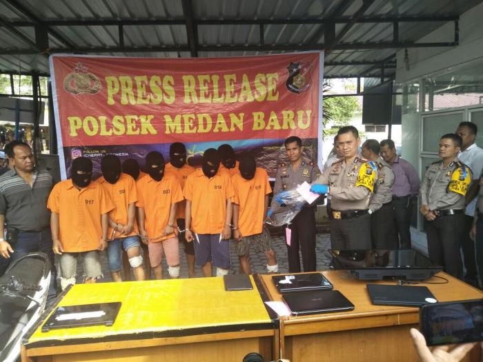 Lima Komplotan Pencuri di Medan Polonia Ditembak 