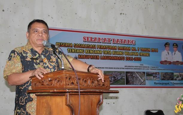 Sosialisasi Perda No.3 Tahun 2016 Tentang RTRW Kabupaten Labuhanbatu 
