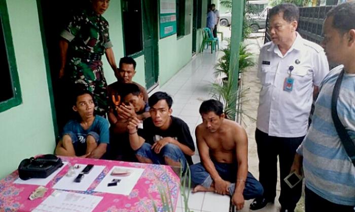 Gabungan Kodim 0203/Lkt dan BNN Kab. Langkat Tangkap Bandar Narkoba Jenis Sabu