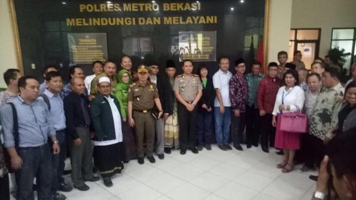 Jelang perayaan Natal dan Tahun Baru, Polres Metro Bekasi Rapat Koordinasi Satgas Pangan