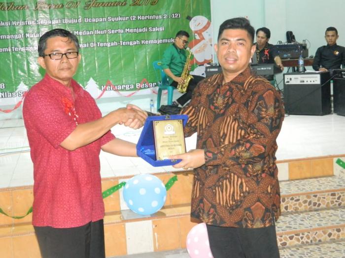 Sukses Menggelar Baksos, KMN UPMI Gelar Perayaan Natal 