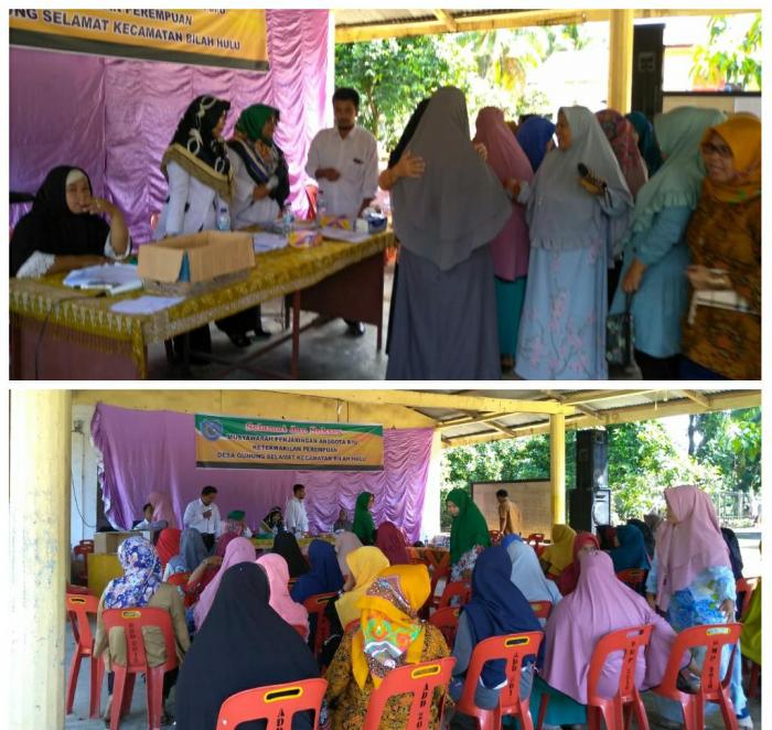 Musyawarah Penjaringan Anggota BPD Keterwakilan Perempuan Desa Gunung Selamat Sukses