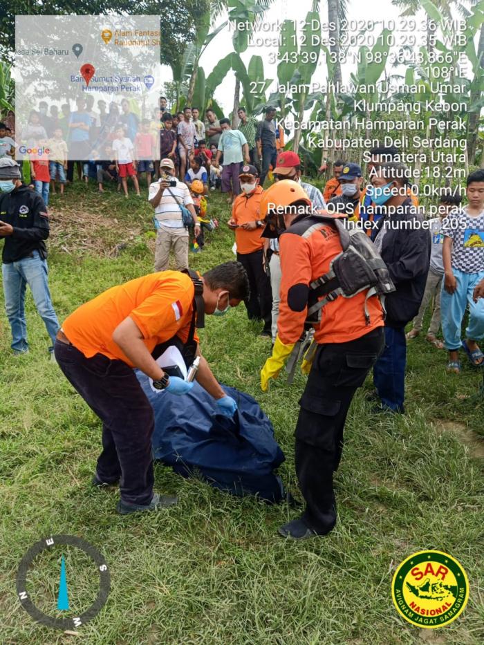 Mayat Pria Mengapung di Sungai Belawan