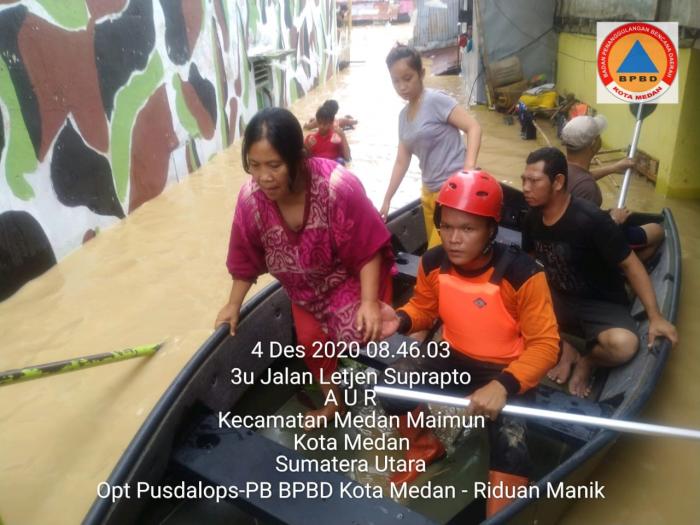 7 Kecamatan di Medan Terendam Banjir