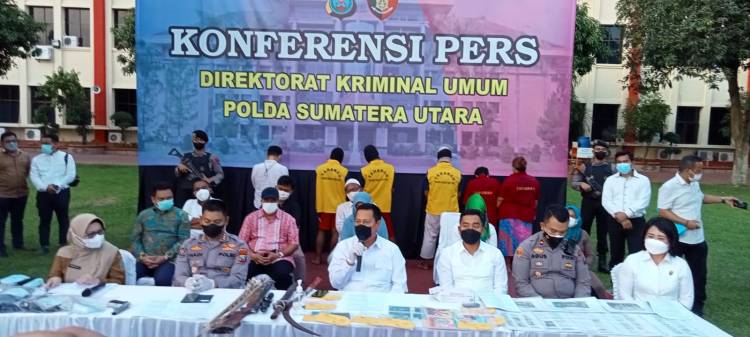 Poldasu Tangkap 3 Anggota Geng Motor Tembak Korban Tewas