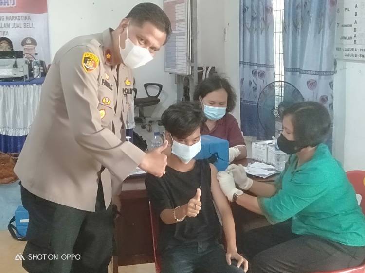 Polsek Patumbak Jemput Warga Secara Door To Door