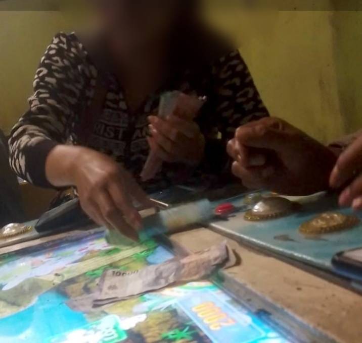 Judi Menjamur, Warga Laubaleng Resah. AKP CH Nababan SH  Pilih " Bungkam "
